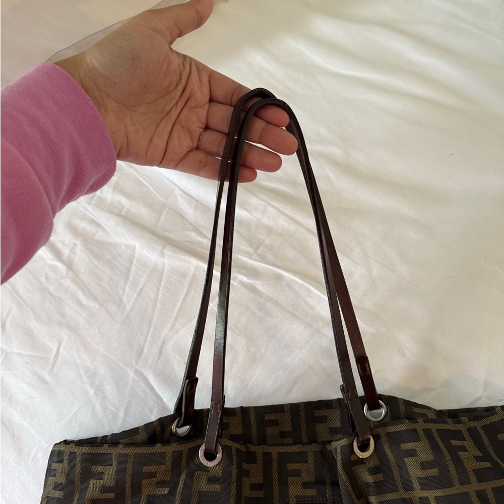 Fendi Zucca FF logo shoulder bag - Picture 6 of 15